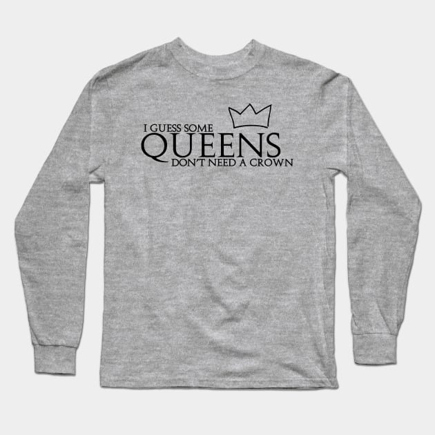 Queen Long Sleeve T-Shirt by Narrie